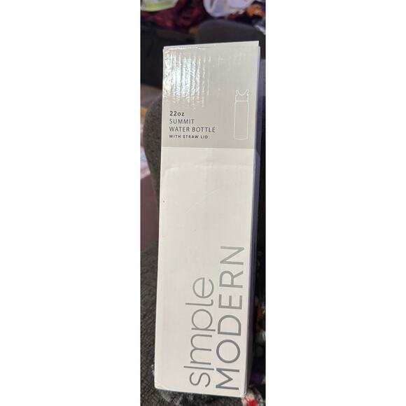 Simple Modern Water Bottle with Straw Lid Stainless Steel Metal Thermos - Picture 1 of 3
